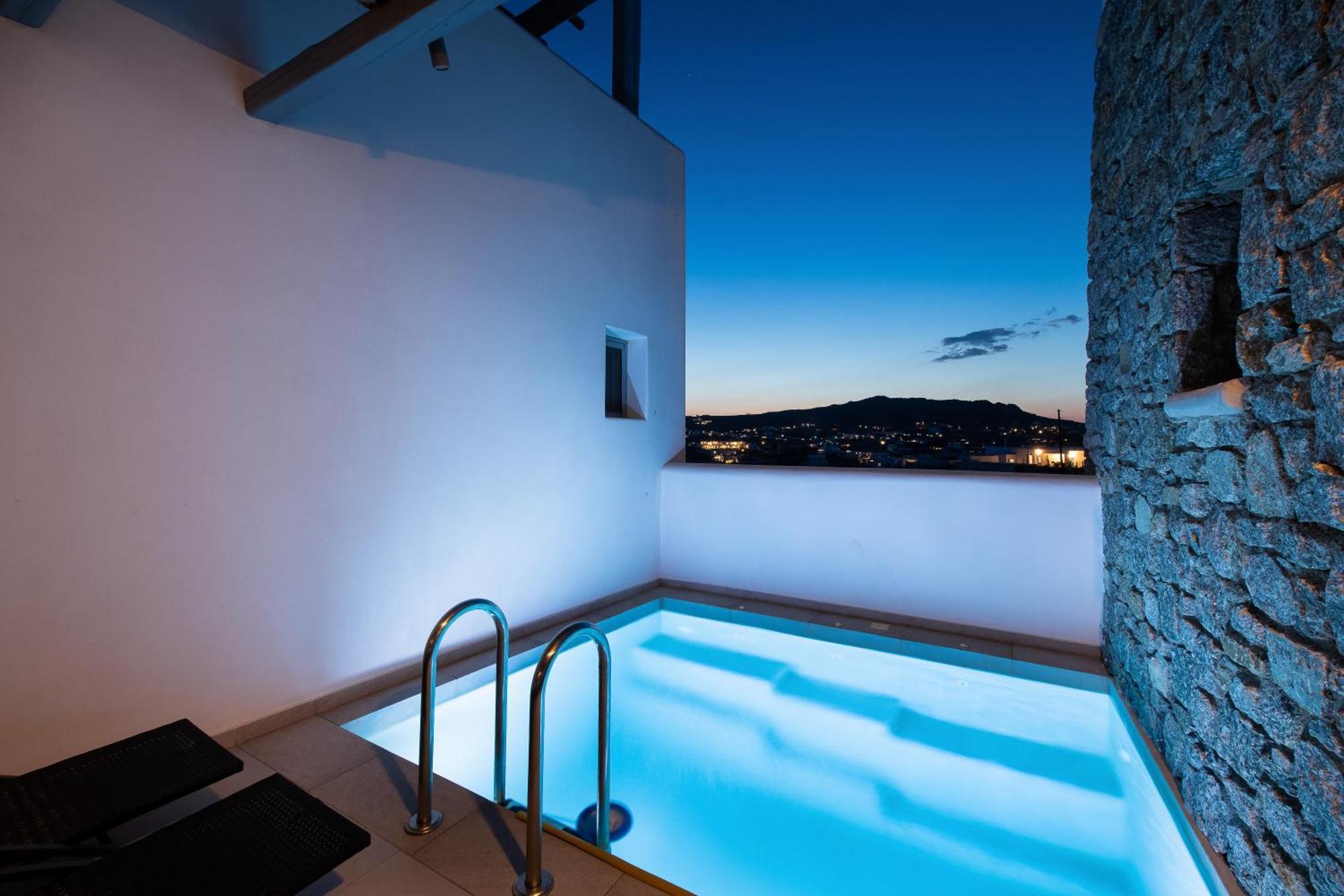 Hosting Moments Private Pool Holiday Home Ano Mera Exterior foto